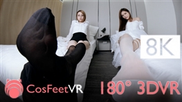 【CosFeetVR】Niki Jun 2025 S1 Shoes Stockings Barefoot 8K