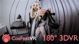 【CosFeetVR】Lucy Feb 2025 D Shoes & Stocking